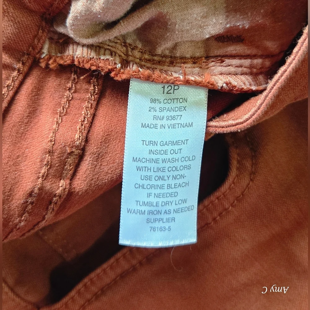 12P Jeggings Fron a.n.a. Women's Burnt Orange Jeans/Jeggings. - Picture 4 of 4